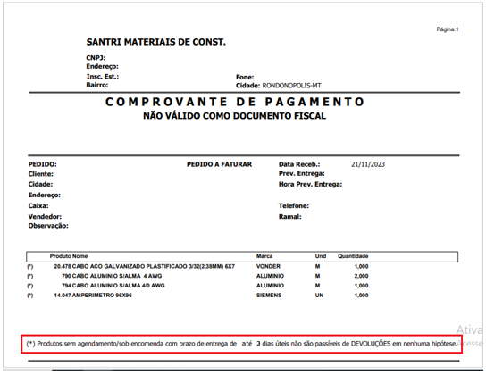 Como Visualizar O Prazo De Entrega No Comprovante De Pagamento Adm Docs